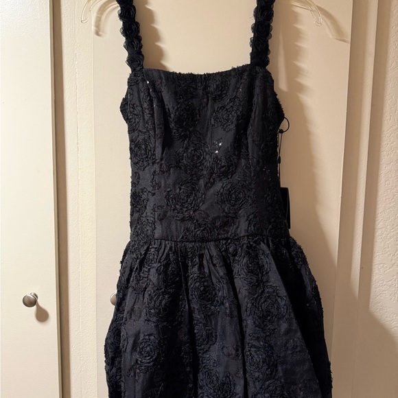 Adrianna Papell Black Mini Dress - Picture 9 of 11